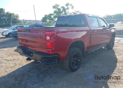 2021 Chevrolet Silverado 4Wd Short Bed Custom Trail Boss from USA, damaged, VIN 1GCPYCEF9MZ154391
